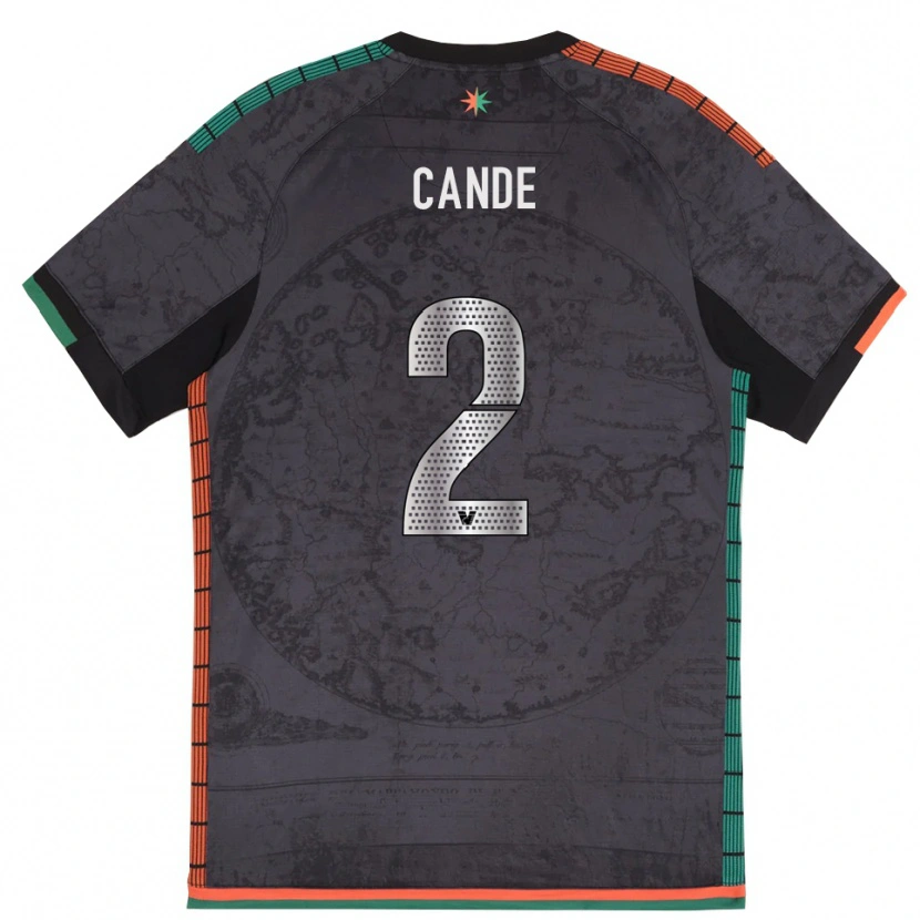 Danxen Herren Fali Candé #2 Dunkelgrau Heimtrikot Trikot 2025/26 T-Shirt Österreich