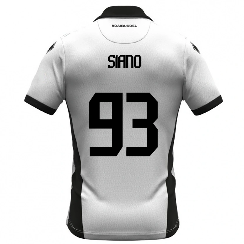 Danxen Herren Alessandro Siano #93 Weiß Schwarz Orange Heimtrikot Trikot 2025/26 T-Shirt Österreich