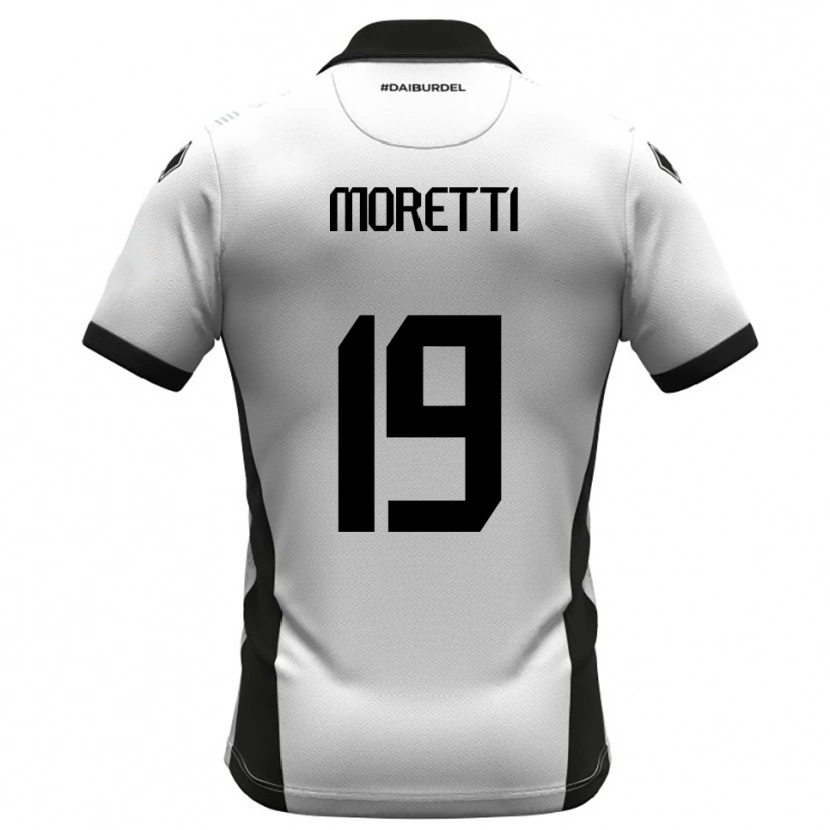 Danxen Herren Noah Moretti #19 Weiß Schwarz Orange Heimtrikot Trikot 2025/26 T-Shirt Österreich