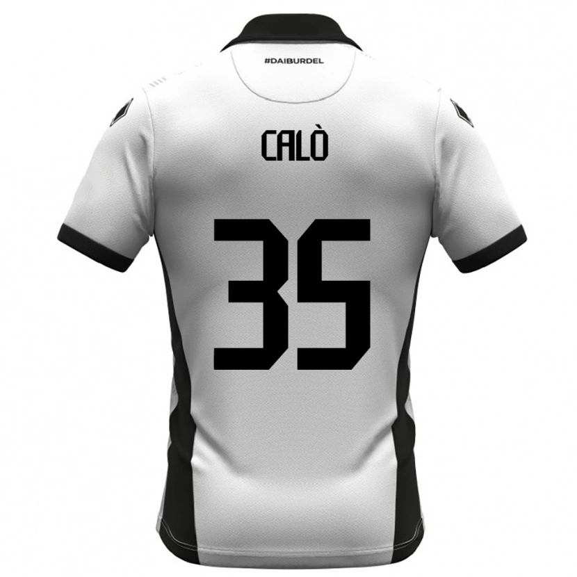 Danxen Herren Giacomo Calò #35 Weiß Schwarz Orange Heimtrikot Trikot 2025/26 T-Shirt Österreich