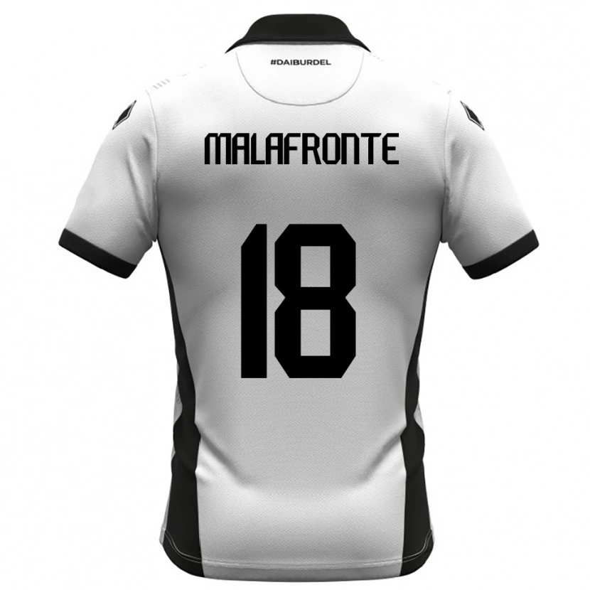 Danxen Herren Giovanni Malafronte #18 Weiß Schwarz Orange Heimtrikot Trikot 2025/26 T-Shirt Österreich