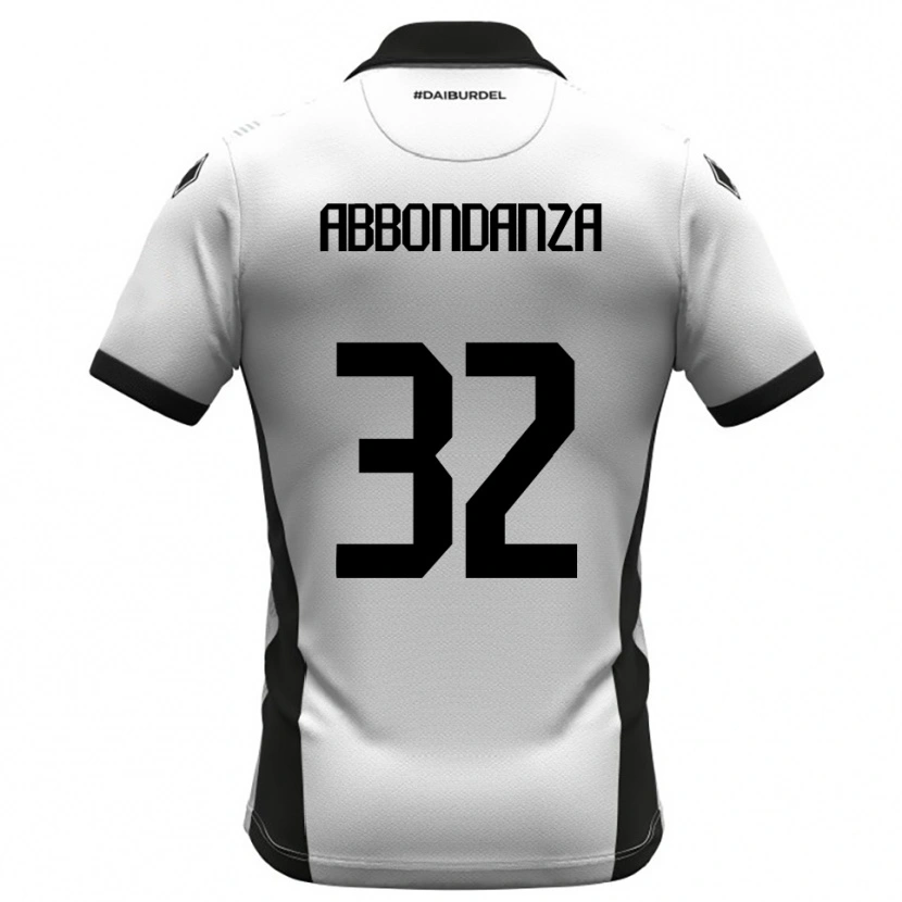 Danxen Herren Simone Abbondanza #32 Weiß Schwarz Orange Heimtrikot Trikot 2025/26 T-Shirt Österreich