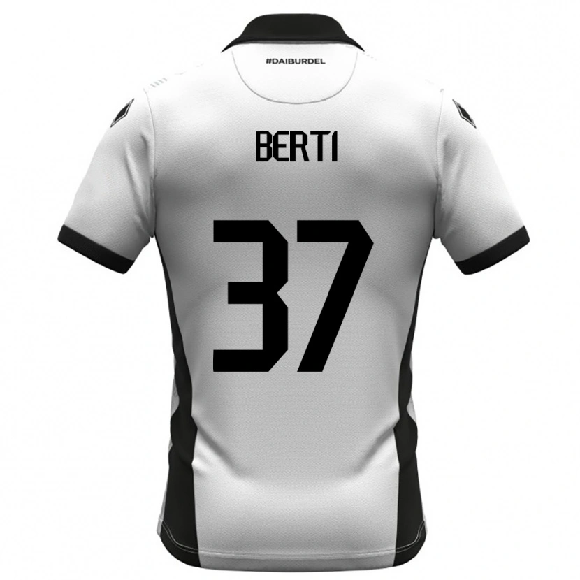 Danxen Herren Filippo Berti #37 Weiß Schwarz Orange Heimtrikot Trikot 2025/26 T-Shirt Österreich
