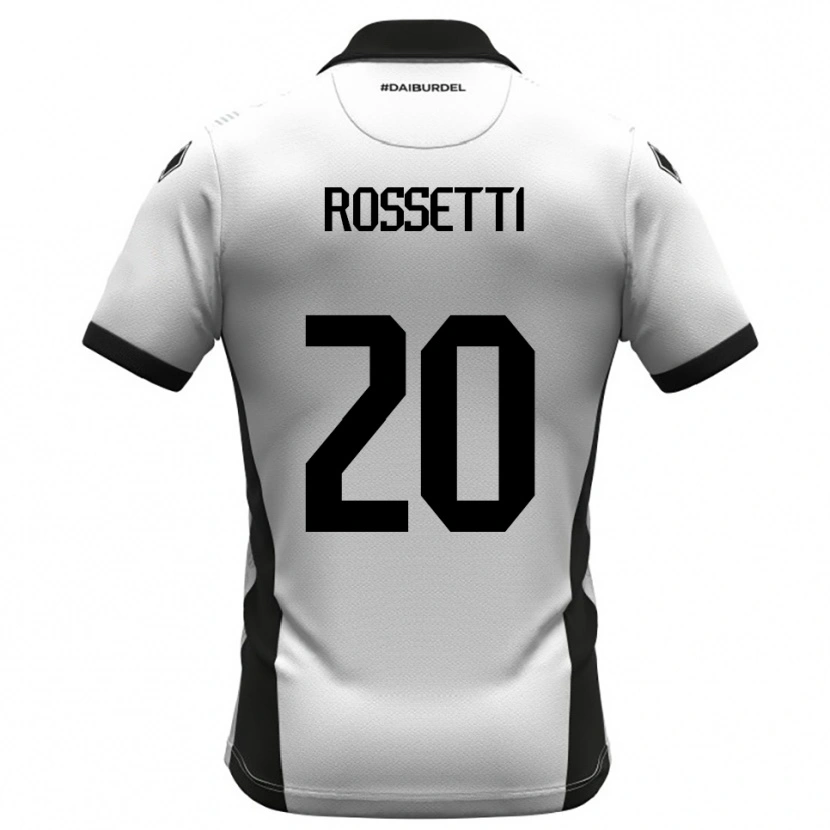 Danxen Herren Maurizio Rossetti #20 Weiß Schwarz Orange Heimtrikot Trikot 2025/26 T-Shirt Österreich