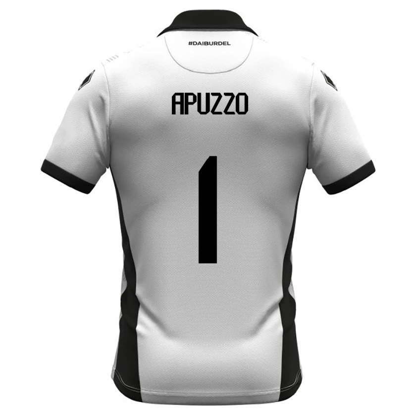 Danxen Herren Davide Apuzzo #1 Weiß Schwarz Orange Heimtrikot Trikot 2025/26 T-Shirt Österreich