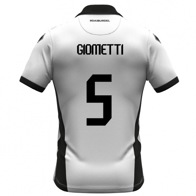 Danxen Herren Edoardo Giometti #5 Weiß Schwarz Orange Heimtrikot Trikot 2025/26 T-Shirt Österreich