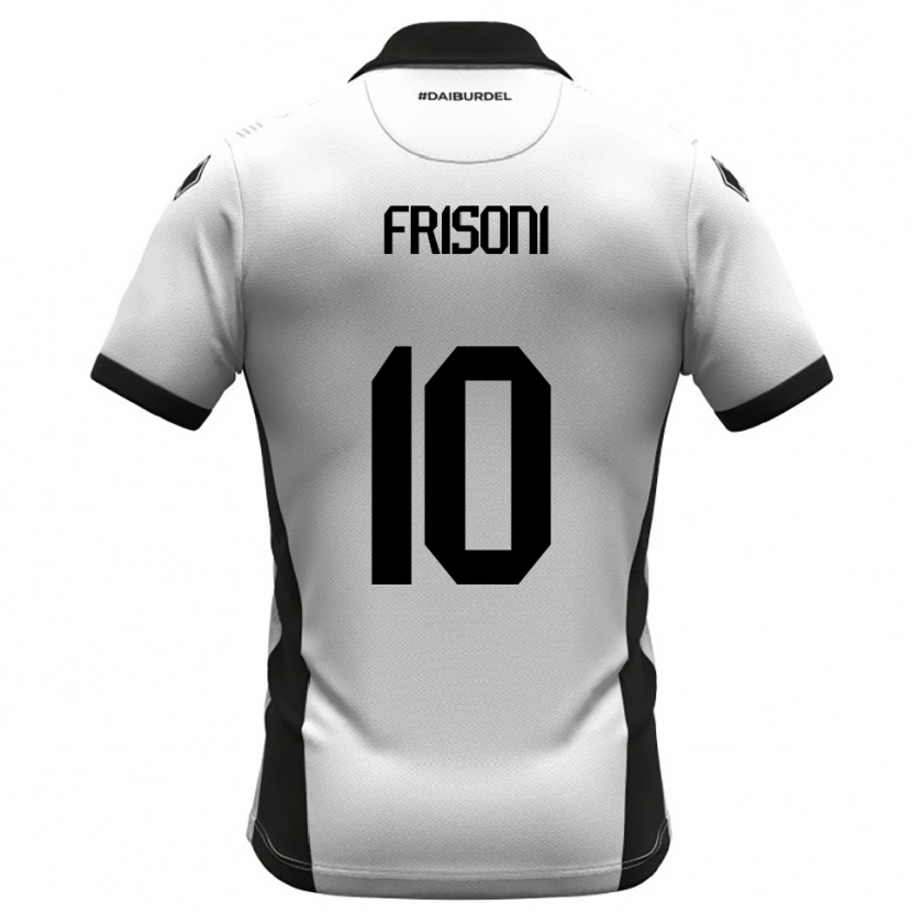 Danxen Herren Riccardo Frisoni #10 Weiß Schwarz Orange Heimtrikot Trikot 2025/26 T-Shirt Österreich