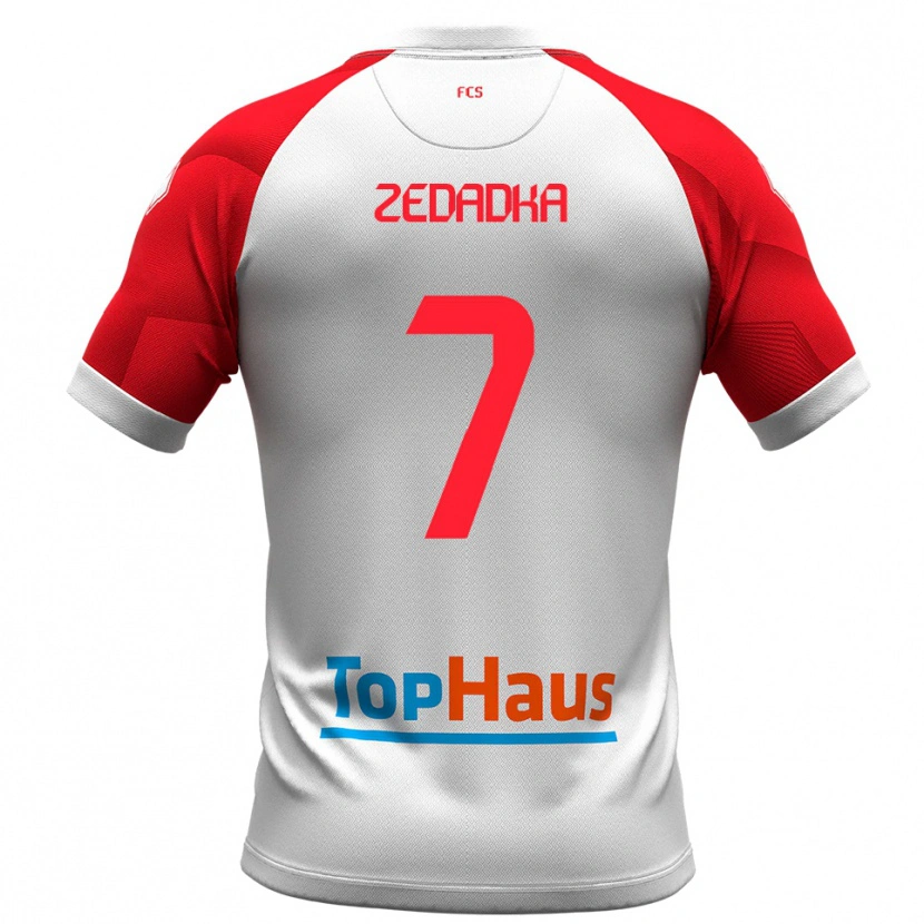 Danxen Herren Karim Zedadka #7 Weiß Rot Heimtrikot Trikot 2025/26 T-Shirt Österreich