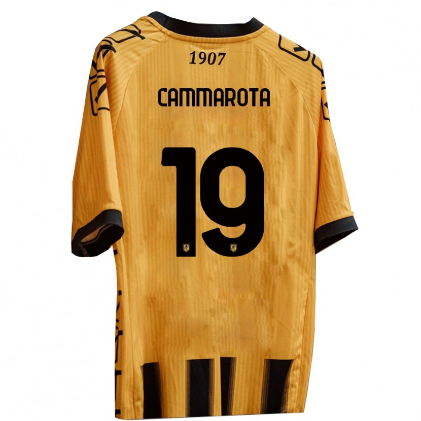 Danxen Herren Vincenzo Cammarota #19 Gelb Schwarz Heimtrikot Trikot 2025/26 T-Shirt Österreich