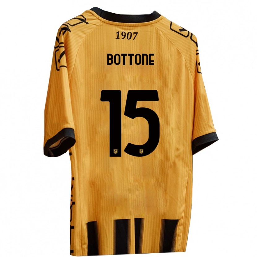 Danxen Herren Salvatore Bottone #15 Gelb Schwarz Heimtrikot Trikot 2025/26 T-Shirt Österreich