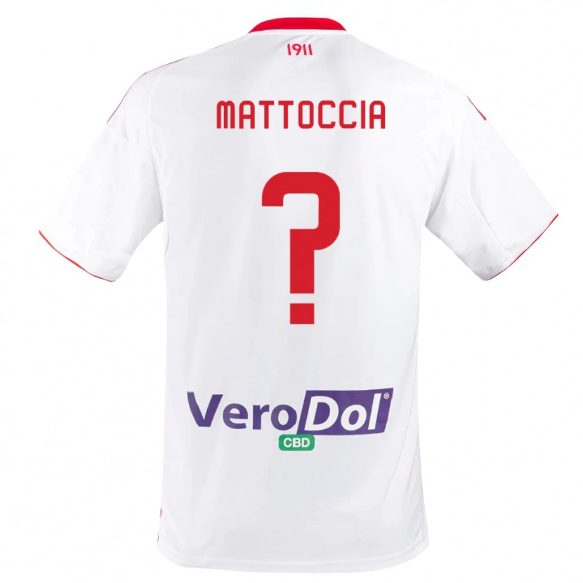 Danxen Herren Riccardo Mattoccia #0 Weiß Rot Heimtrikot Trikot 2025/26 T-Shirt Österreich