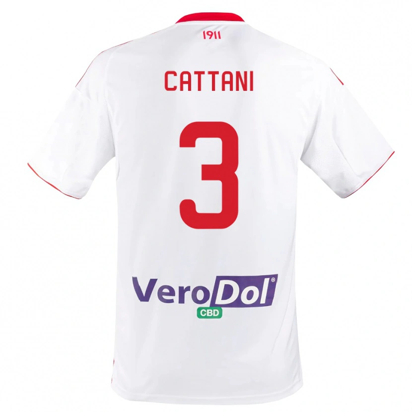 Danxen Herren Thomas Cattani #3 Weiß Rot Heimtrikot Trikot 2025/26 T-Shirt Österreich