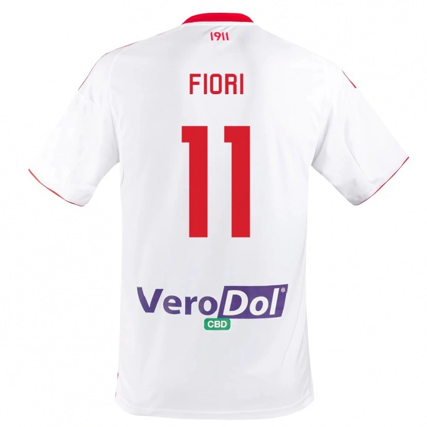 Danxen Herren Antonio Fiori #11 Weiß Rot Heimtrikot Trikot 2025/26 T-Shirt Österreich