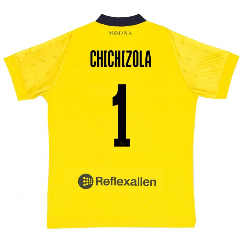 Danxen Herren Leandro Chichizola #1 Gelb Marineblau Heimtrikot Trikot 2025/26 T-Shirt Österreich