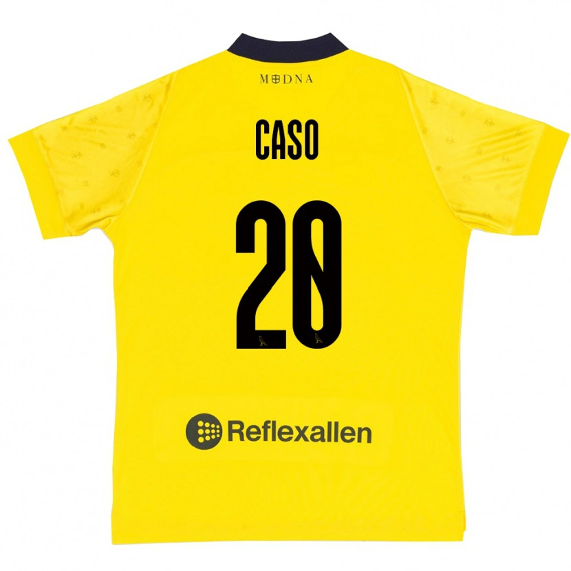 Danxen Herren Giuseppe Caso #20 Gelb Marineblau Heimtrikot Trikot 2025/26 T-Shirt Österreich