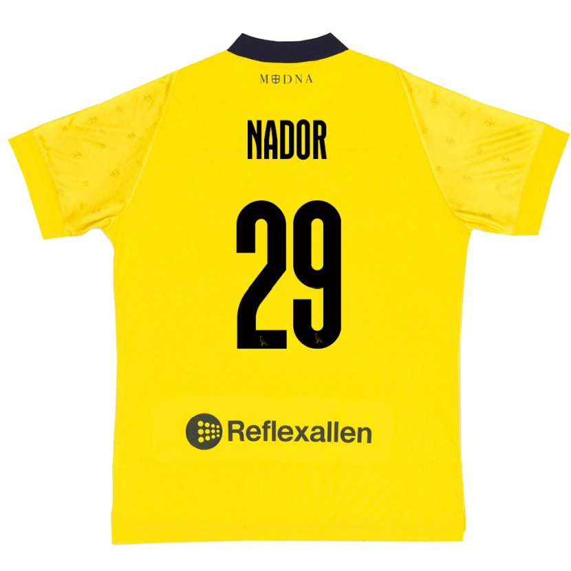 Danxen Herren Steven Nador #29 Gelb Marineblau Heimtrikot Trikot 2025/26 T-Shirt Österreich