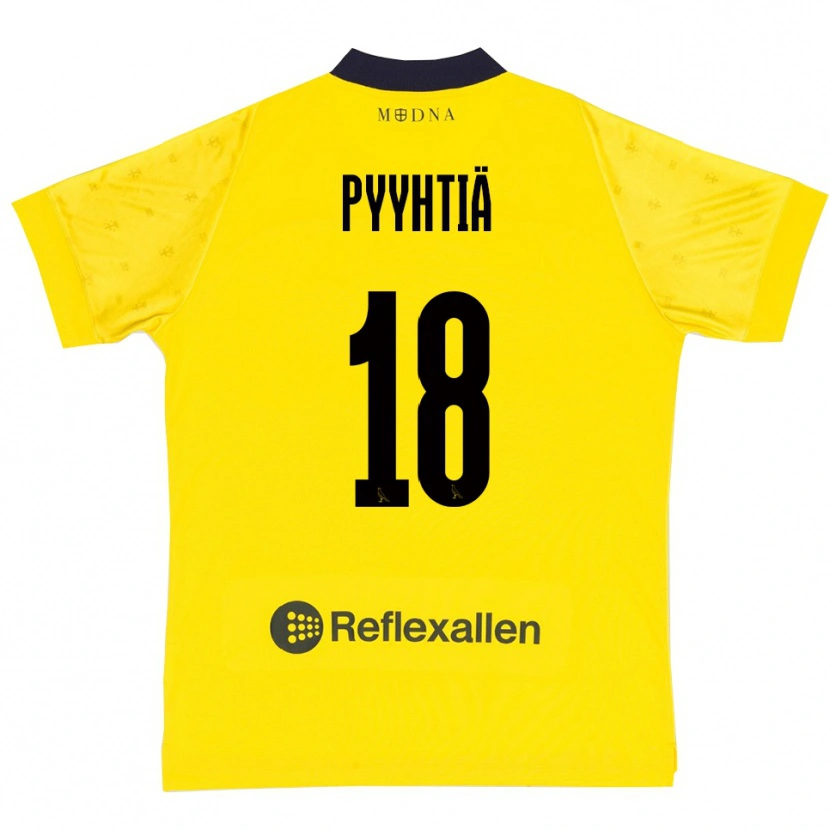 Danxen Herren Niklas Pyyhtiä #18 Gelb Marineblau Heimtrikot Trikot 2025/26 T-Shirt Österreich