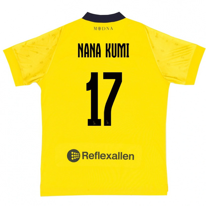 Danxen Herren Ronald Nana Kumi #17 Gelb Marineblau Heimtrikot Trikot 2025/26 T-Shirt Österreich
