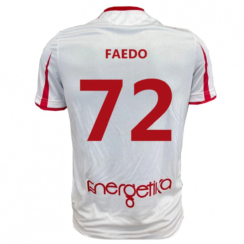 Danxen Herren Carlo Faedo #72 Weiß Rot Heimtrikot Trikot 2025/26 T-Shirt Österreich