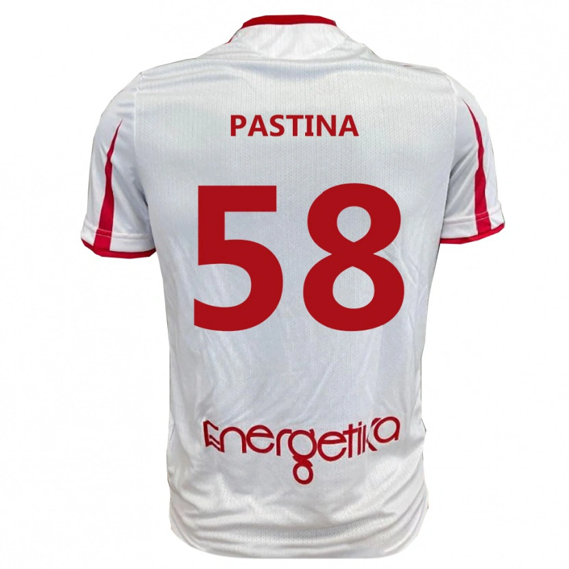 Danxen Herren Christian Pastina #58 Weiß Rot Heimtrikot Trikot 2025/26 T-Shirt Österreich