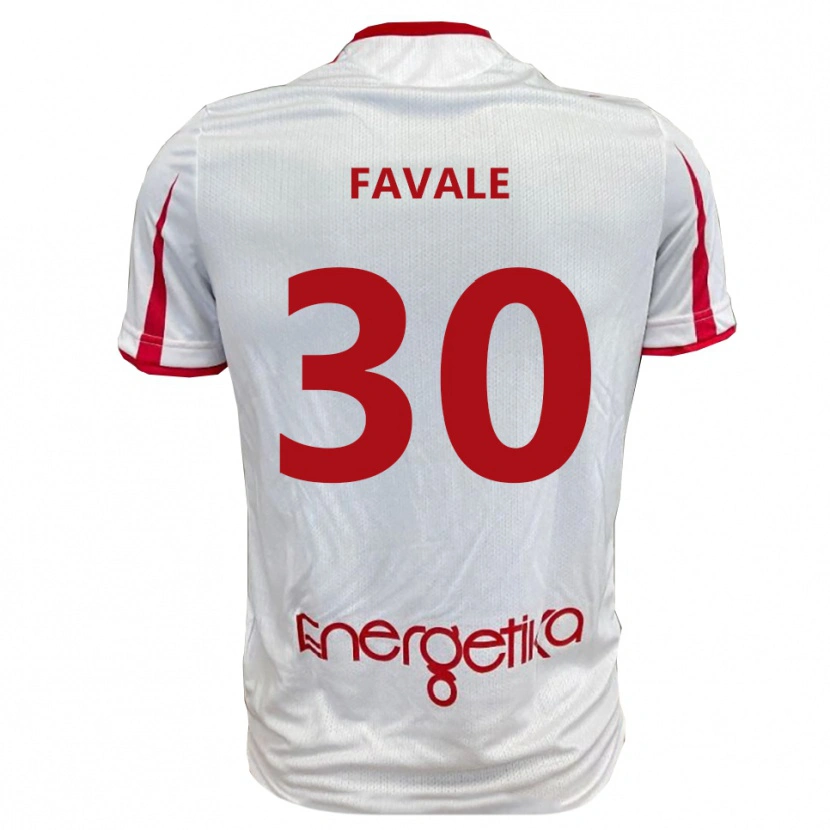 Danxen Herren Giulio Favale #30 Weiß Rot Heimtrikot Trikot 2025/26 T-Shirt Österreich