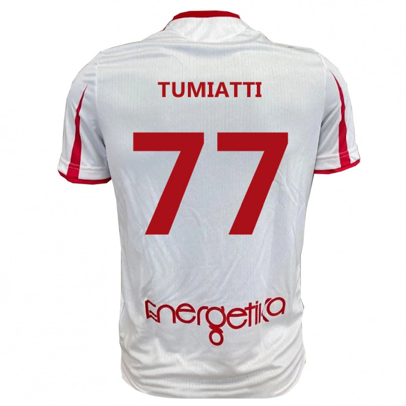 Danxen Herren Francesco Tumiatti #77 Weiß Rot Heimtrikot Trikot 2025/26 T-Shirt Österreich