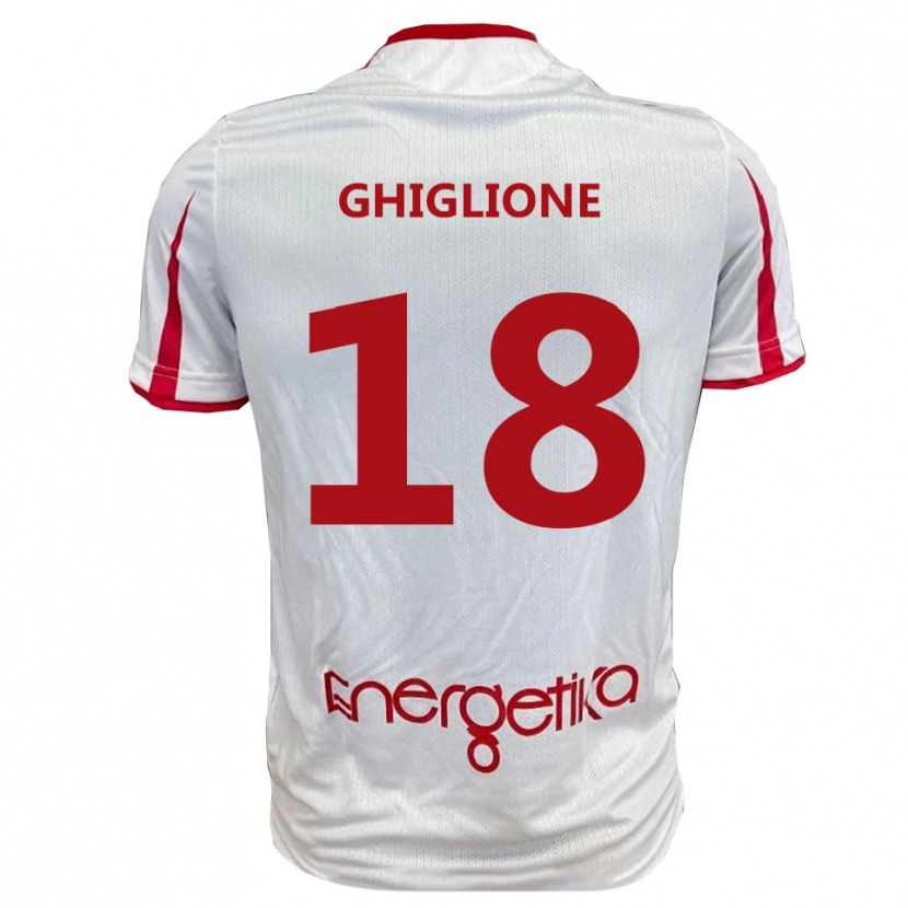 Danxen Herren Paolo Ghiglione #18 Weiß Rot Heimtrikot Trikot 2025/26 T-Shirt Österreich