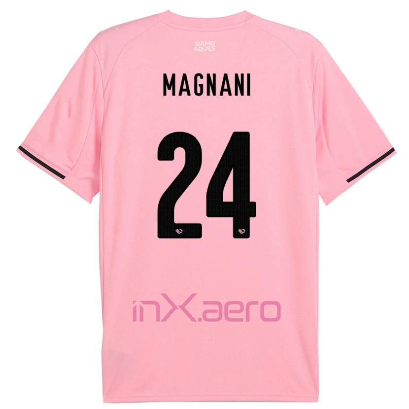 Danxen Herren Giangiacomo Magnani #24 Pink Schwarz Heimtrikot Trikot 2025/26 T-Shirt Österreich