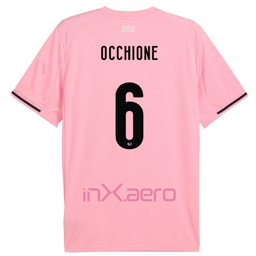 Danxen Herren Andrea Occhione #6 Pink Schwarz Heimtrikot Trikot 2025/26 T-Shirt Österreich