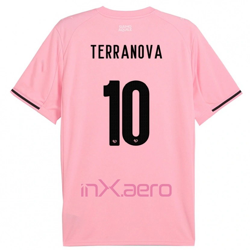 Danxen Herren Mattia Terranova #10 Pink Schwarz Heimtrikot Trikot 2025/26 T-Shirt Österreich