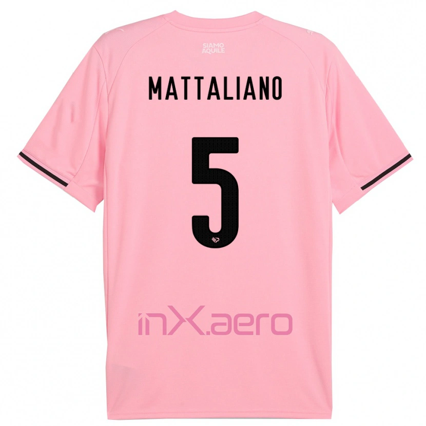 Danxen Herren Cristian Mattaliano #5 Pink Schwarz Heimtrikot Trikot 2025/26 T-Shirt Österreich
