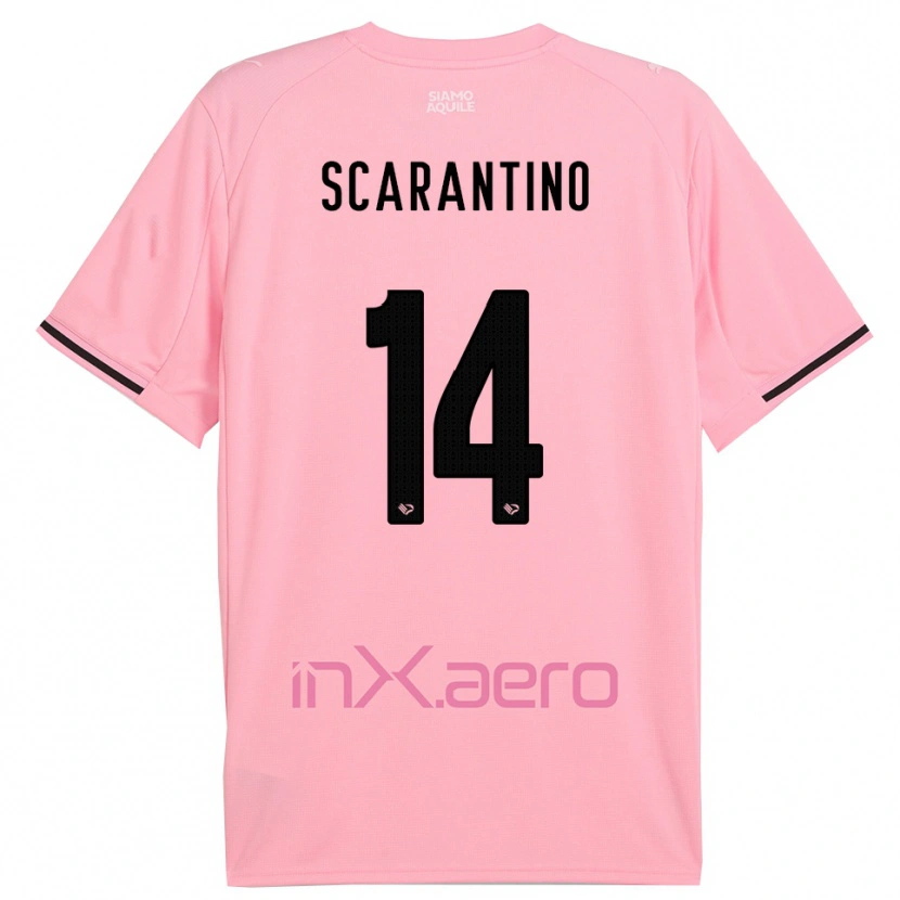 Danxen Herren Giorgio Scarantino #14 Pink Schwarz Heimtrikot Trikot 2025/26 T-Shirt Österreich