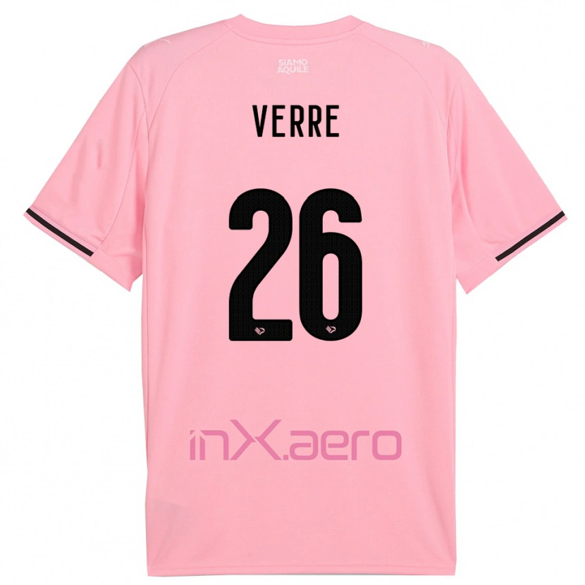 Danxen Herren Valerio Verre #26 Pink Schwarz Heimtrikot Trikot 2025/26 T-Shirt Österreich