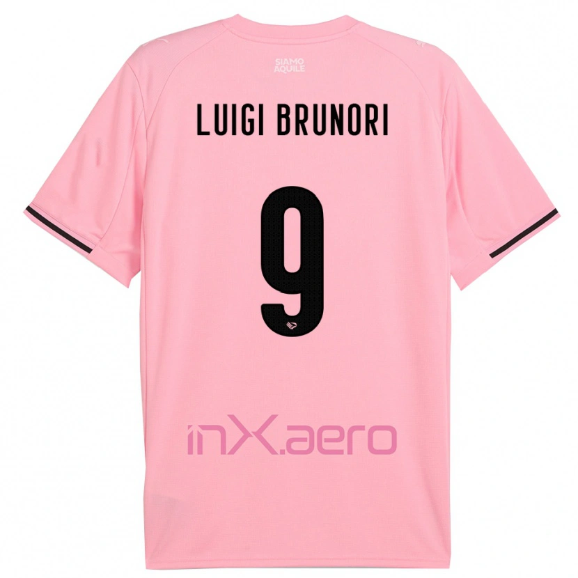 Danxen Herren Matteo Luigi Brunori #9 Pink Schwarz Heimtrikot Trikot 2025/26 T-Shirt Österreich