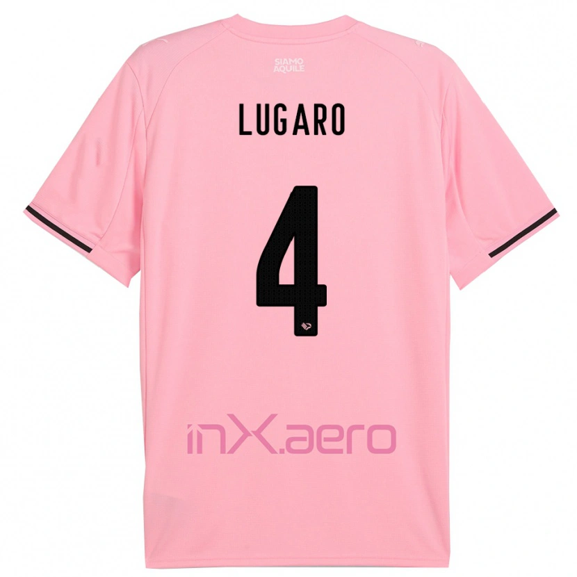 Danxen Herren Lorenzo Lugaro #4 Pink Schwarz Heimtrikot Trikot 2025/26 T-Shirt Österreich