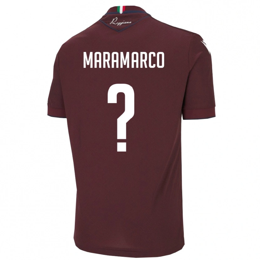 Danxen Herren Andrea Maramarco #0 Burgund Weiß Heimtrikot Trikot 2025/26 T-Shirt Österreich