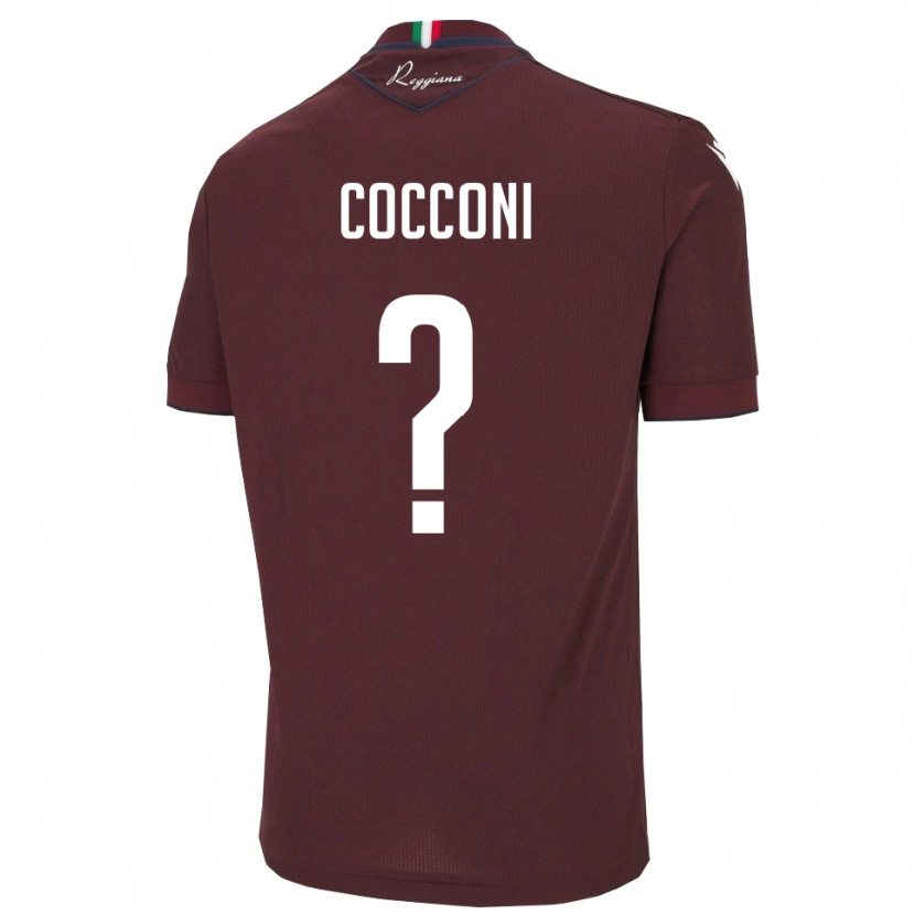 Danxen Herren Cocconi Giorgia #0 Burgund Weiß Heimtrikot Trikot 2025/26 T-Shirt Österreich