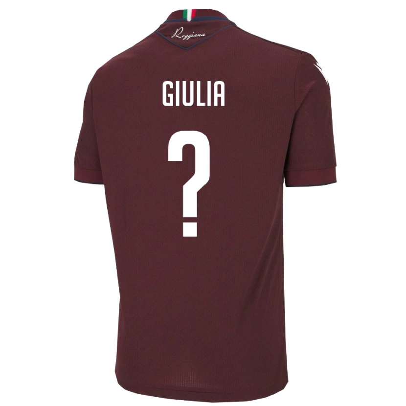 Danxen Herren Fontanesi Giulia #0 Burgund Weiß Heimtrikot Trikot 2025/26 T-Shirt Österreich