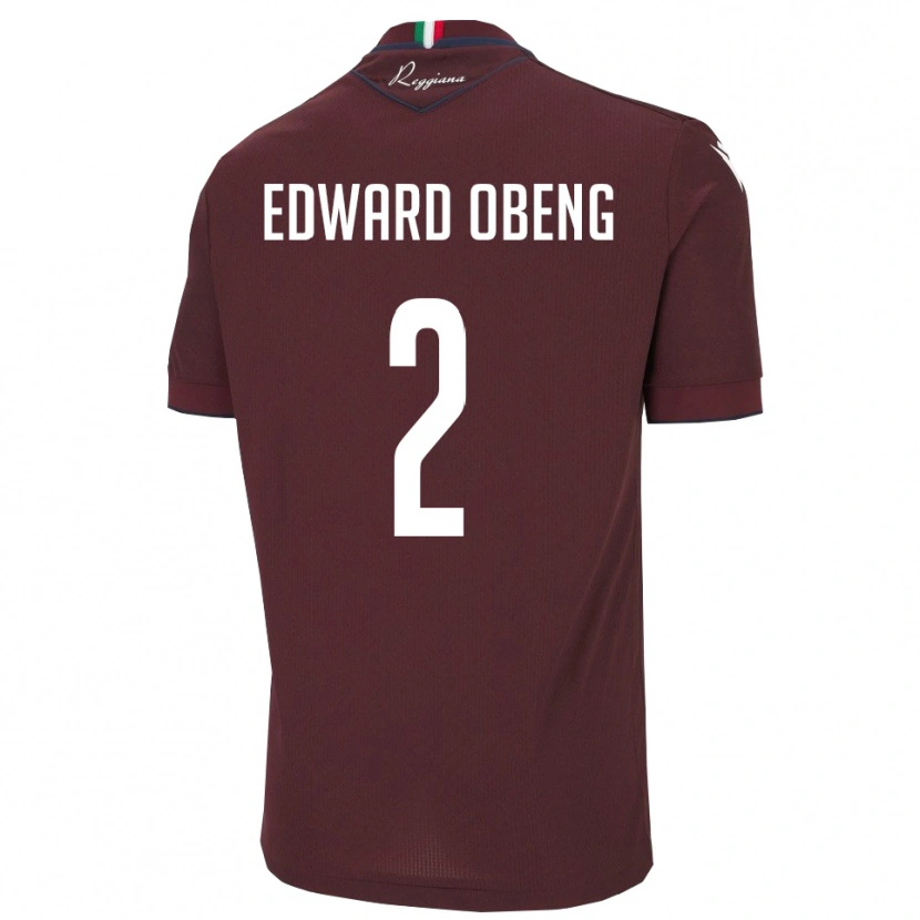 Danxen Herren Elijah Edward Obeng #2 Burgund Weiß Heimtrikot Trikot 2025/26 T-Shirt Österreich