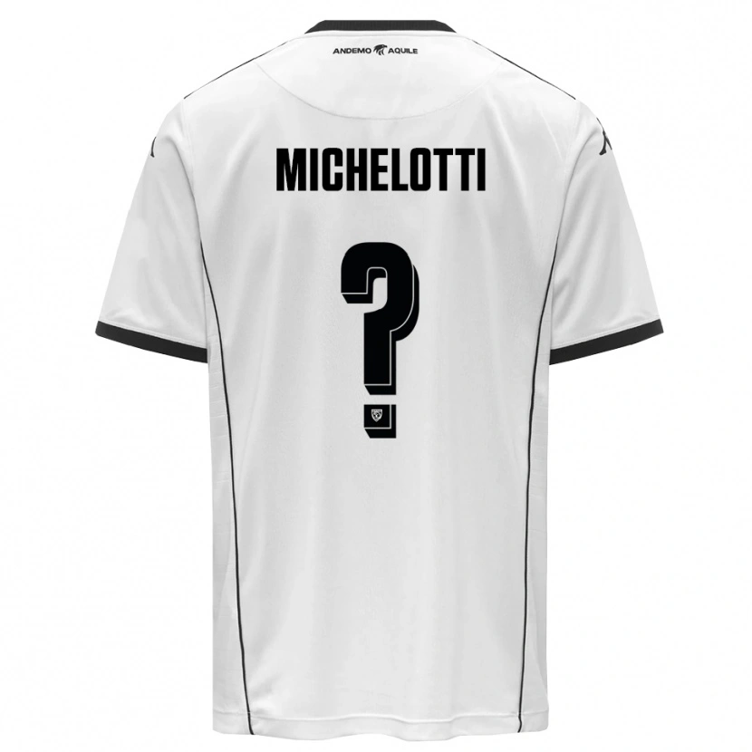 Danxen Herren Tommaso Michelotti #0 Weiß Schwarz Heimtrikot Trikot 2025/26 T-Shirt Österreich