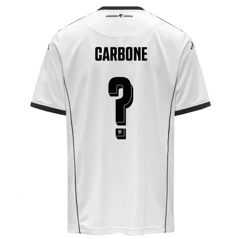 Danxen Herren Christian Carbone #0 Weiß Schwarz Heimtrikot Trikot 2025/26 T-Shirt Österreich