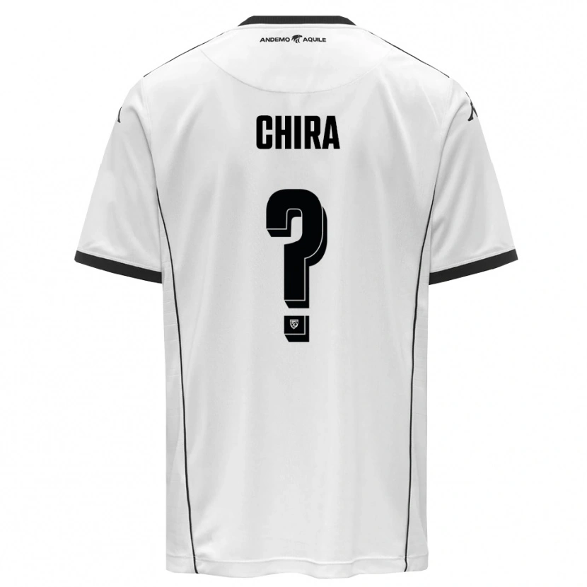 Danxen Herren Alessandro Chira #0 Weiß Schwarz Heimtrikot Trikot 2025/26 T-Shirt Österreich