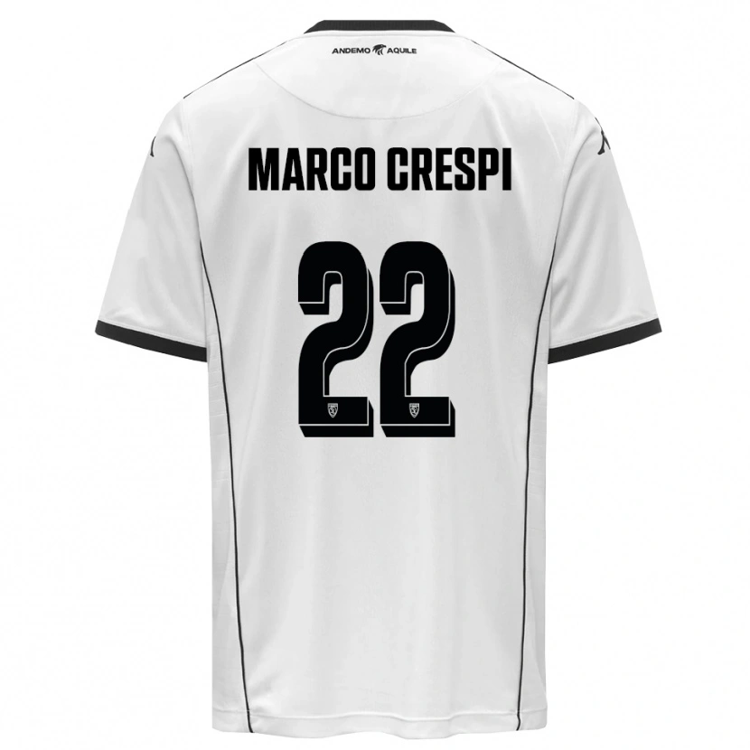 Danxen Herren Gian Marco Crespi #22 Weiß Schwarz Heimtrikot Trikot 2025/26 T-Shirt Österreich