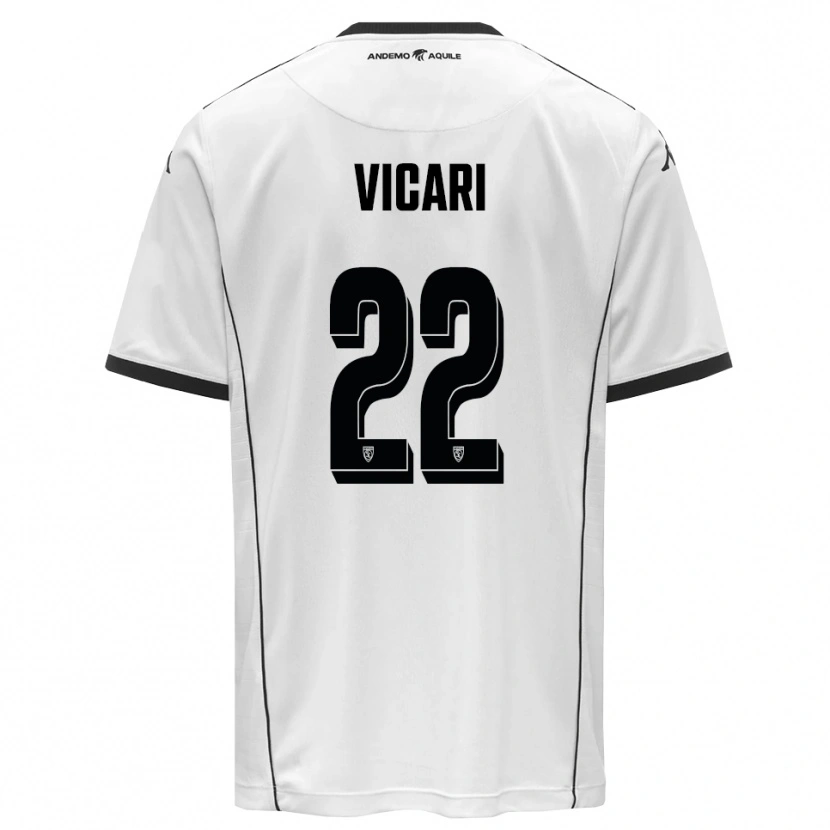 Danxen Herren David Vicari #22 Weiß Schwarz Heimtrikot Trikot 2025/26 T-Shirt Österreich