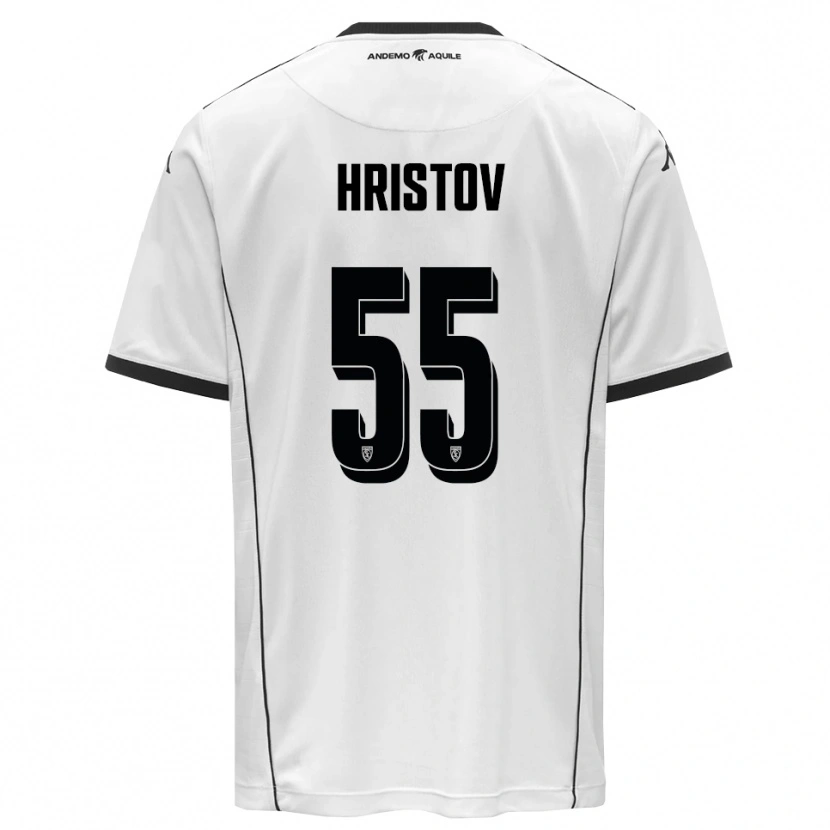 Danxen Herren Petko Hristov #55 Weiß Schwarz Heimtrikot Trikot 2025/26 T-Shirt Österreich
