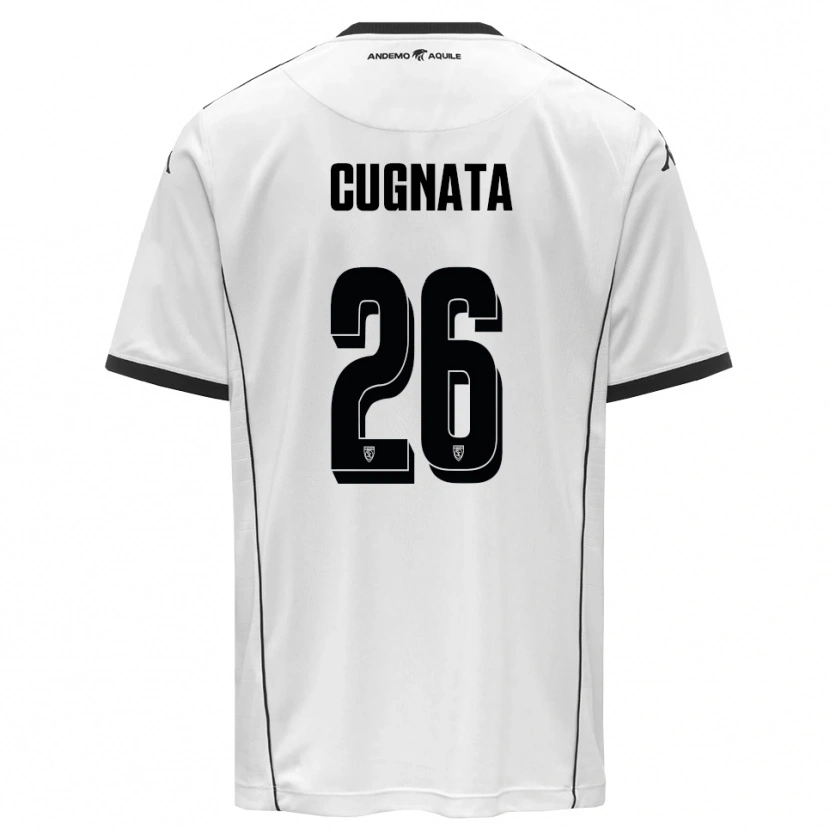 Danxen Herren Christian Cugnata #26 Weiß Schwarz Heimtrikot Trikot 2025/26 T-Shirt Österreich