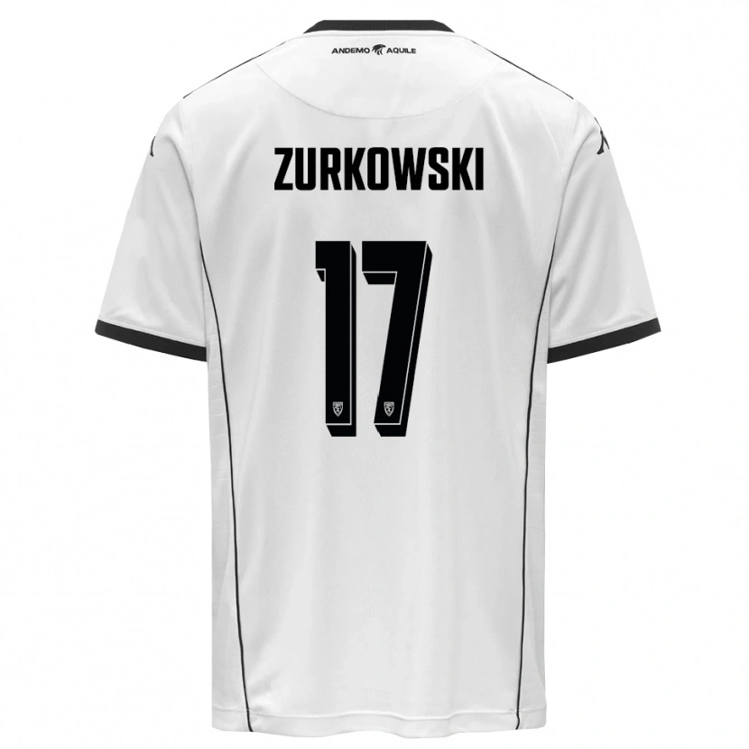 Danxen Herren Szymon Żurkowski #17 Weiß Schwarz Heimtrikot Trikot 2025/26 T-Shirt Österreich