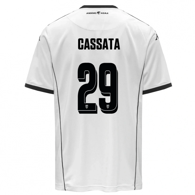 Danxen Herren Francesco Cassata #29 Weiß Schwarz Heimtrikot Trikot 2025/26 T-Shirt Österreich