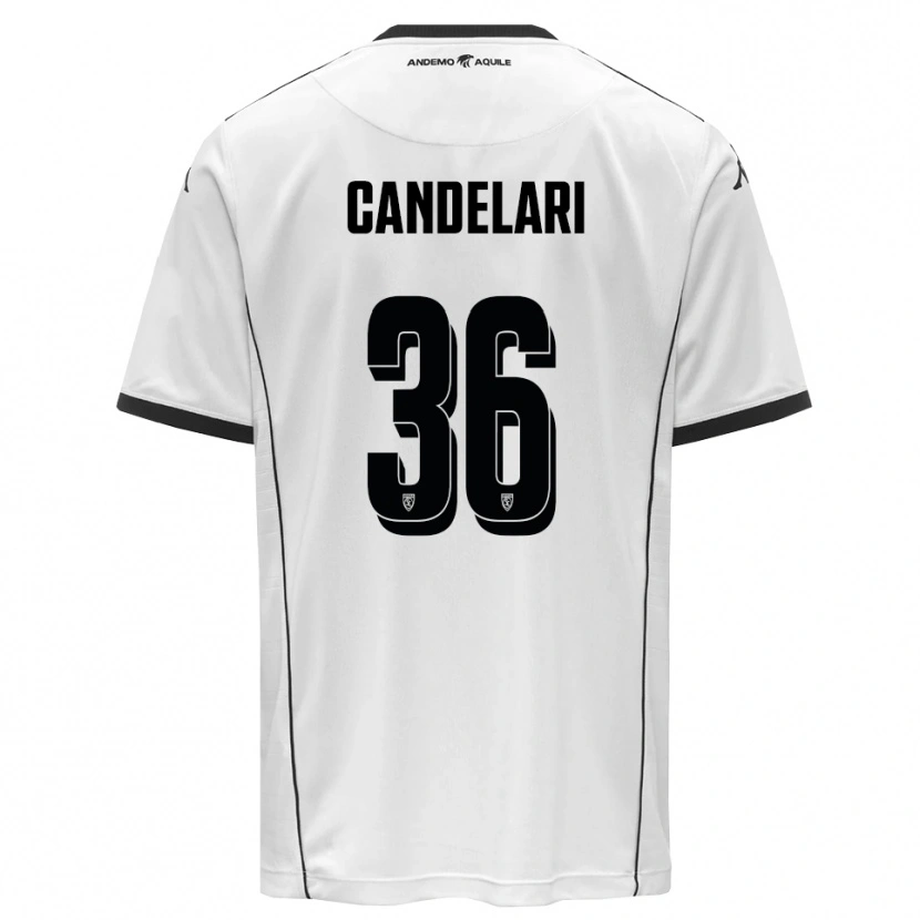 Danxen Herren Pietro Candelari #36 Weiß Schwarz Heimtrikot Trikot 2025/26 T-Shirt Österreich