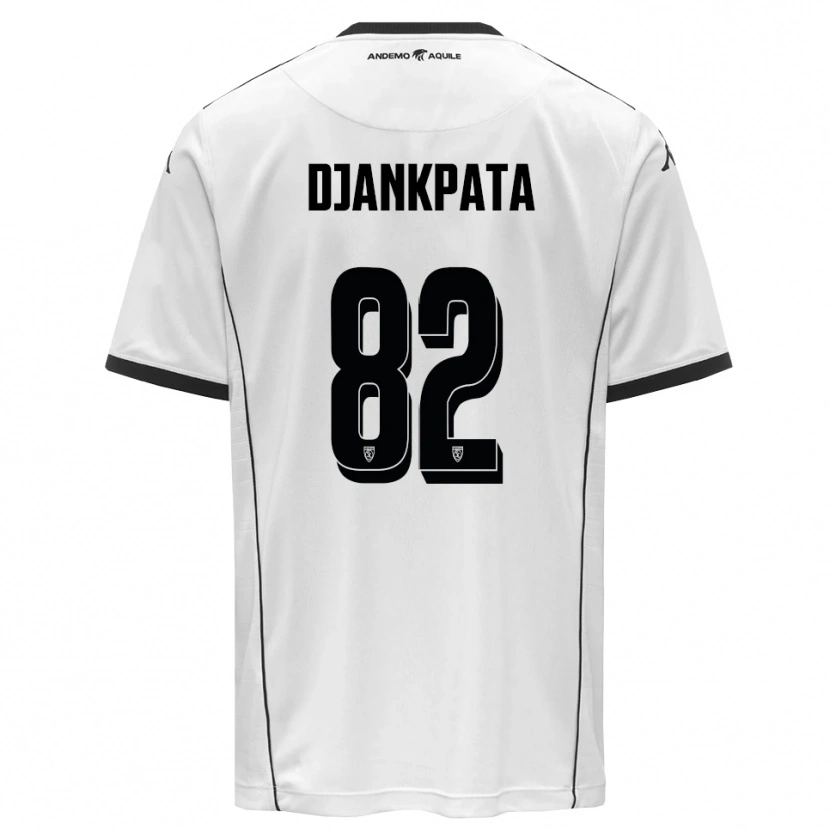 Danxen Herren Halid Djankpata #82 Weiß Schwarz Heimtrikot Trikot 2025/26 T-Shirt Österreich